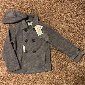 Glass/Club Pea Coat+Hat